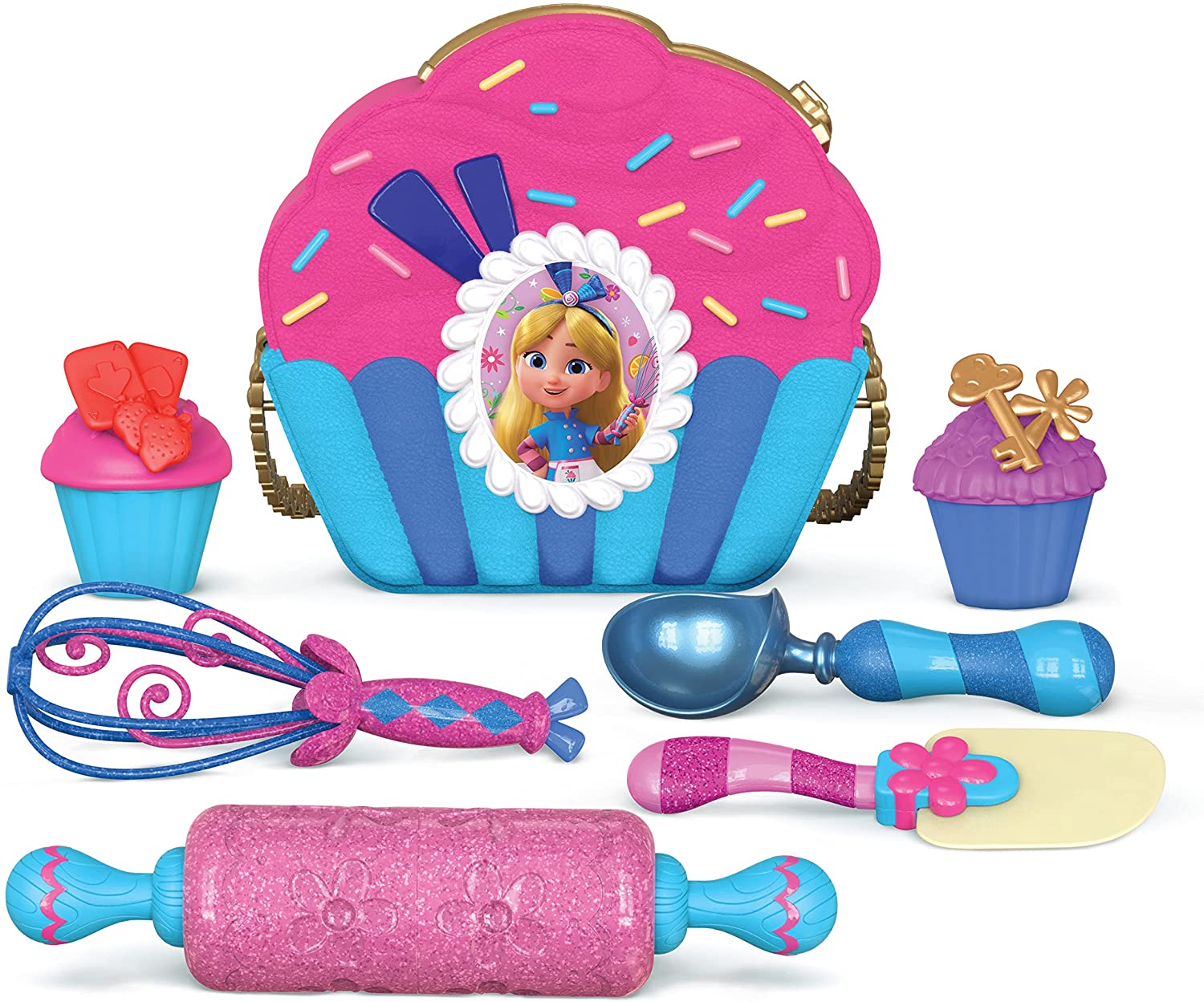 Disney Junior Alice's Wonderland Bakery 10-inch Alice & Magical Oven Doll  and Accesory Set, Officially Licensed Kids Toys for Ages 3 Up by Just Play  : Toys & Games 