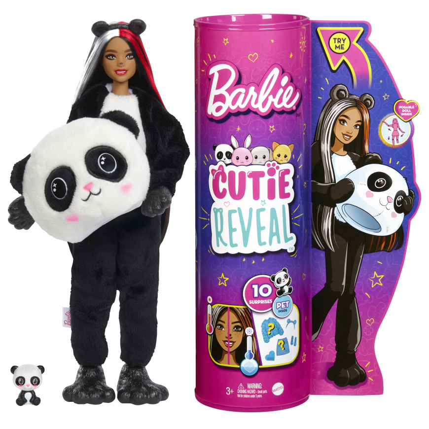 Barbie Cutie Reveal Panda doll