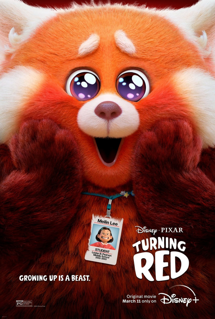 Turning Red panda emotions pictures
