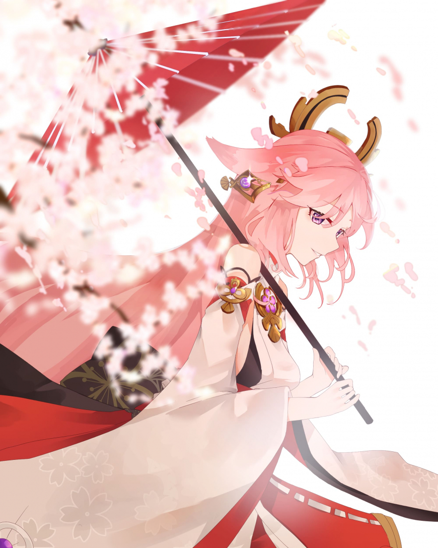 Genshin Impact Yae Miko fan art