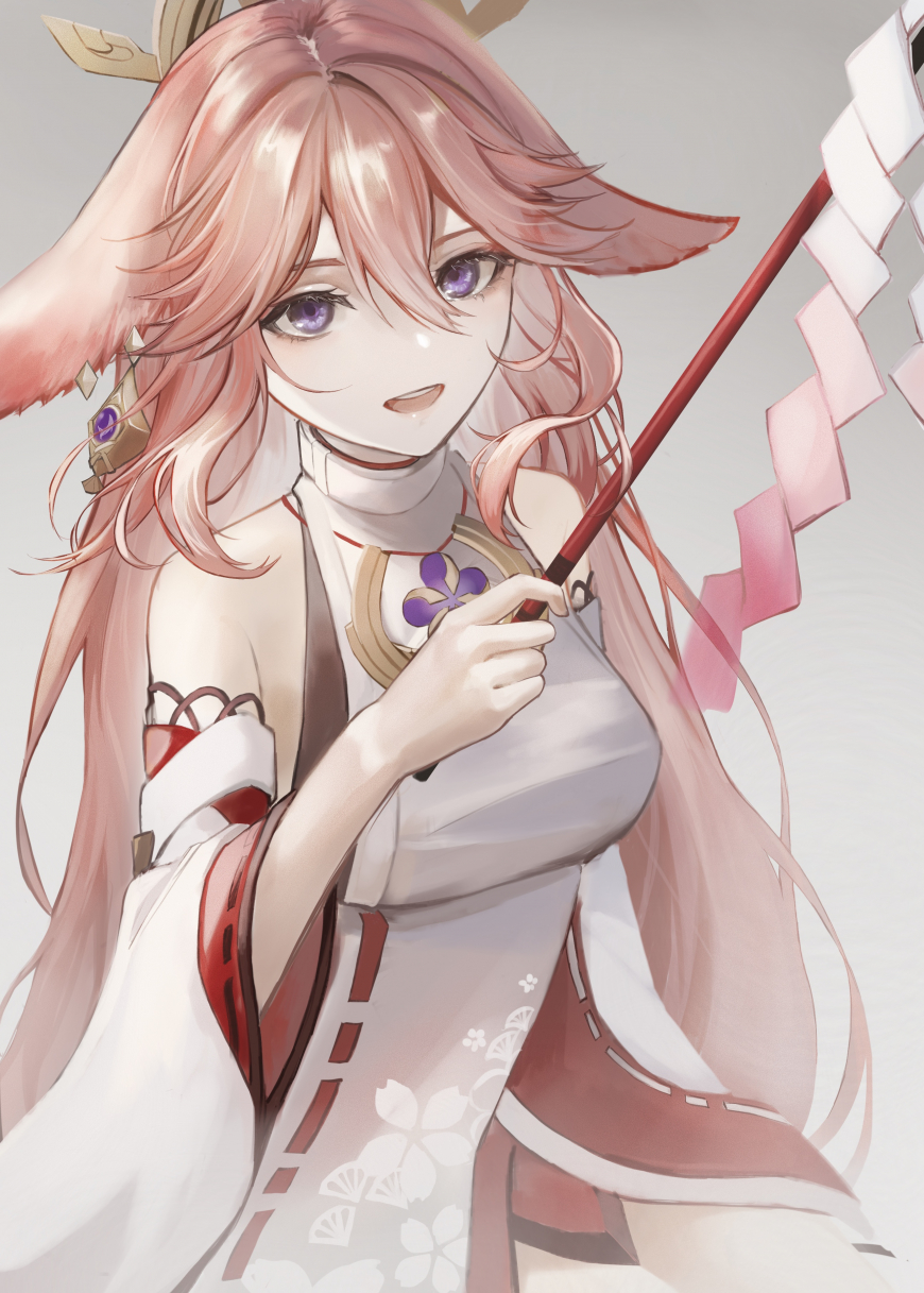 Genshin Impact Yae Miko fan art