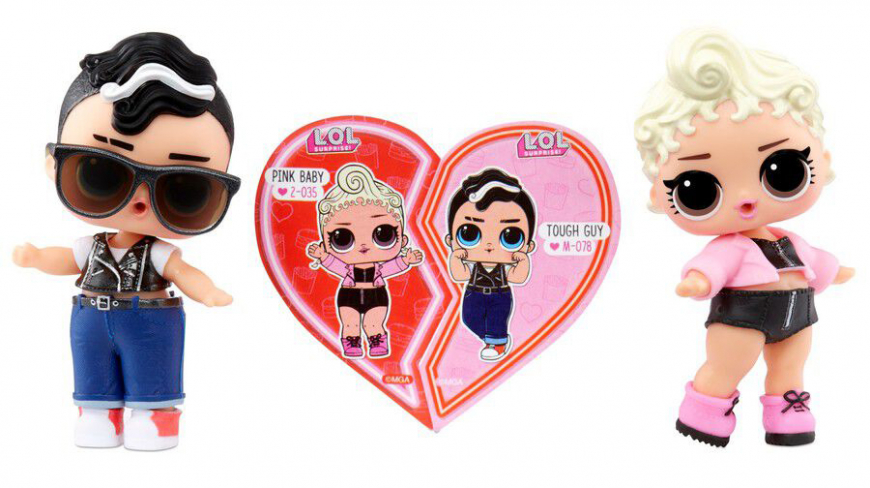 LOL Surprise BFF Sweethearts 2022 dolls limited edition Pink Baby and Tough Guy