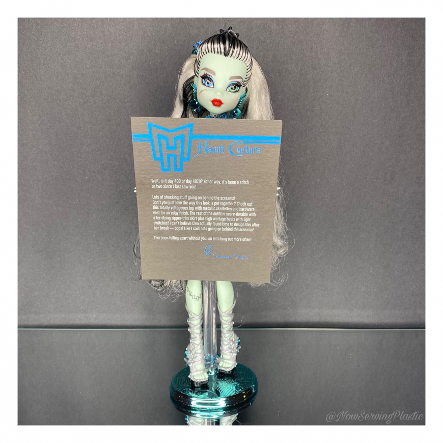Monster High Haunt Couture Frankie Stein doll