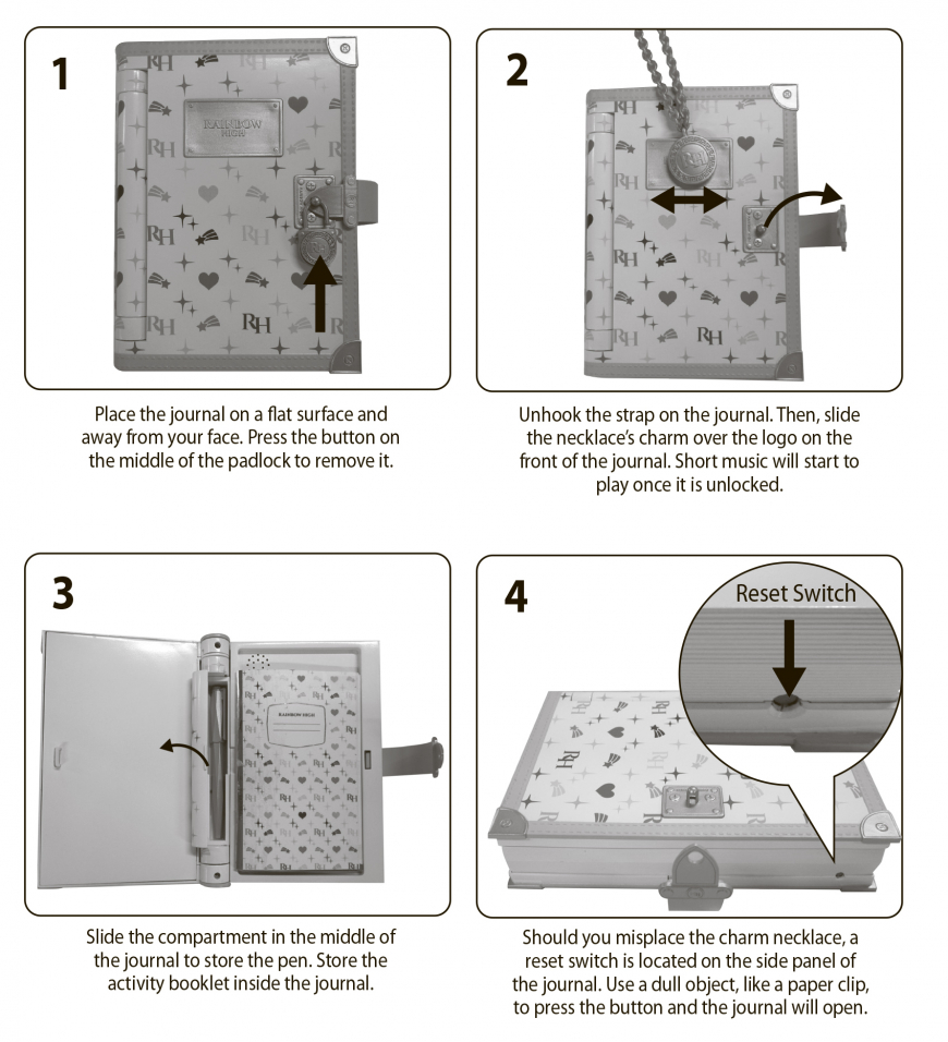 Rainbow High Secret Journal