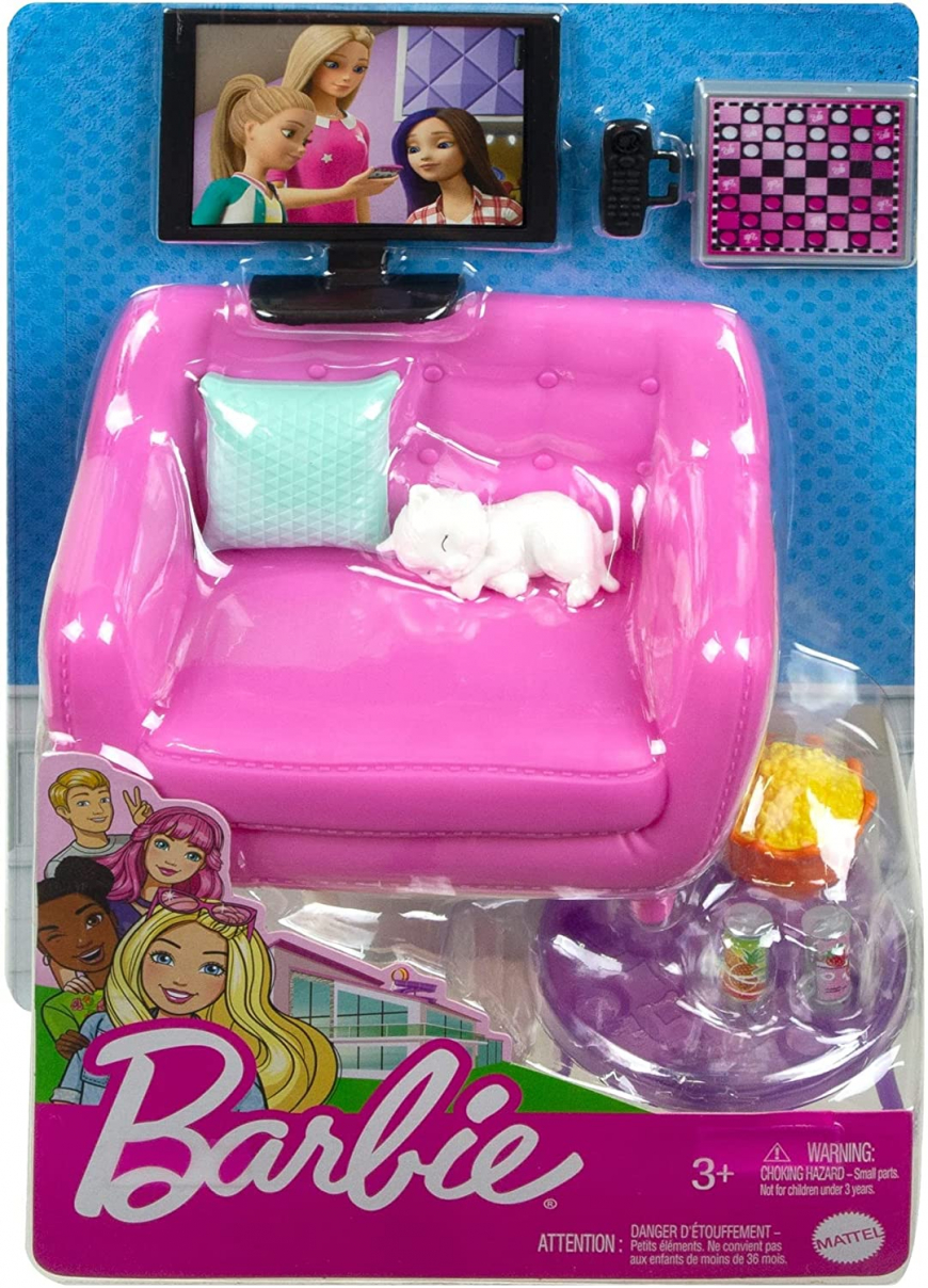 Barbie Indoor Furniture Playset Living Room