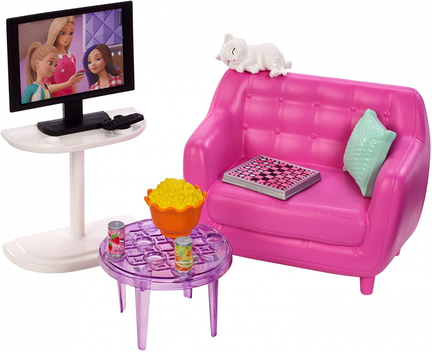 Barbie Indoor Furniture Playset Living Room