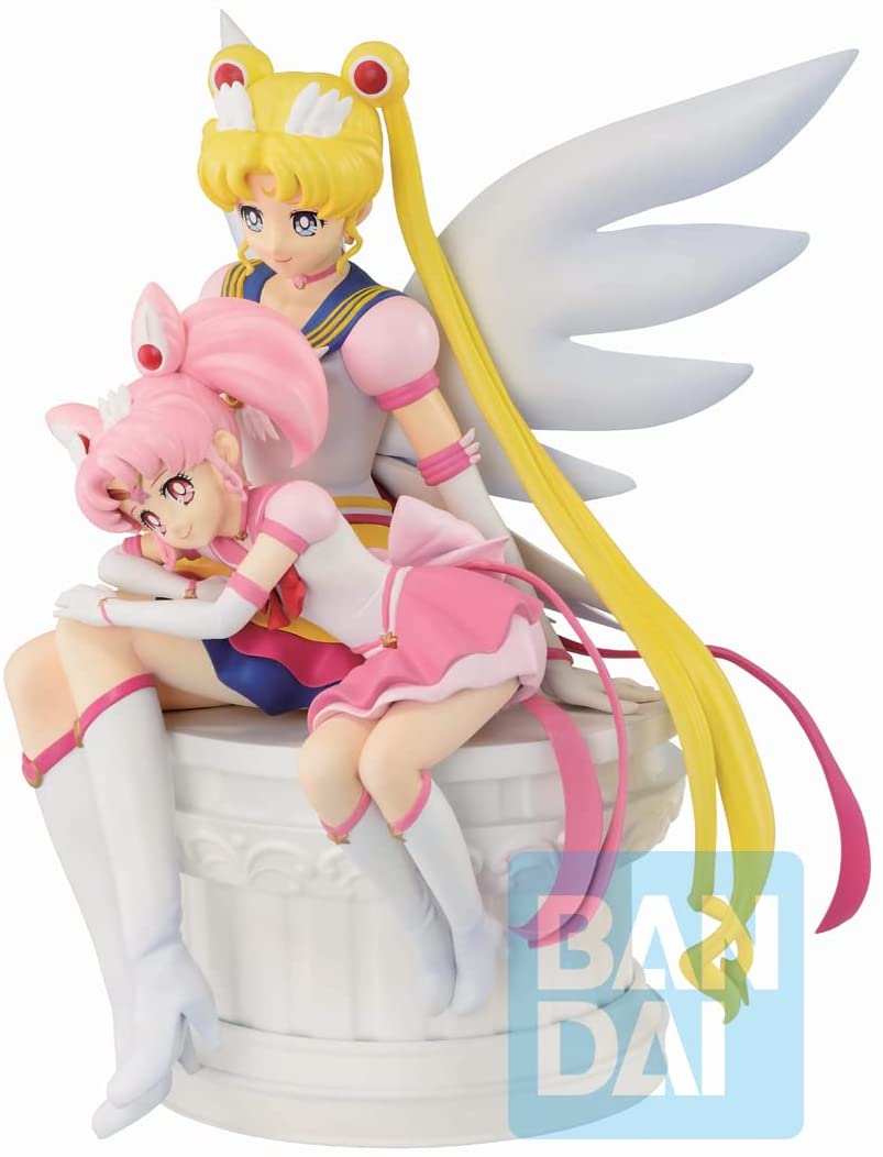 Bandai Spirits Ichibansho The Movie Sailor Moon Eternal - Eternal Sailor Moon & Eternal Sailor Chibi Moon figure