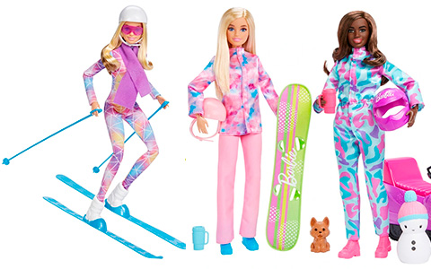 New Barbie Winter Sport dolls 2022