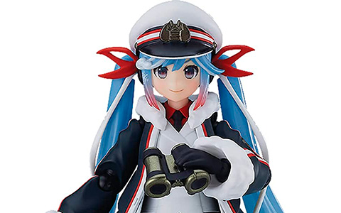 Figma Action Hatsune Miku Snow Miku Grand Voyage Ver. figure