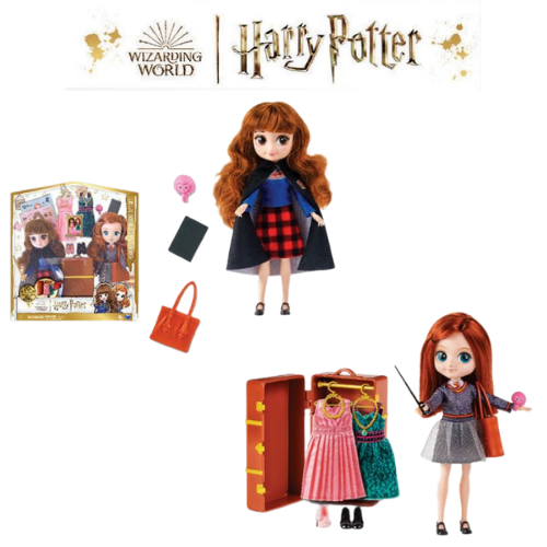 Hermione Granger and Ginny Weasley dolls 20cm (8 inch) Harry Potter