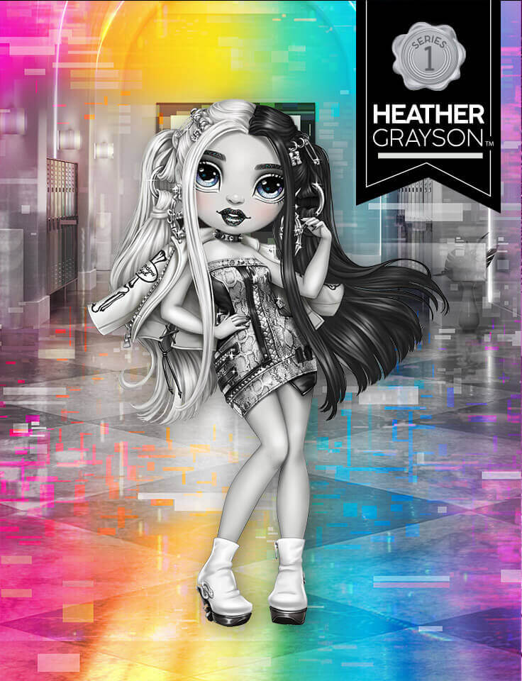 Rainbow High Shadow High Heather Grayson - Juguettos