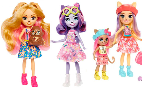New Enchantimals City Tails 2022 dolls and playsets
