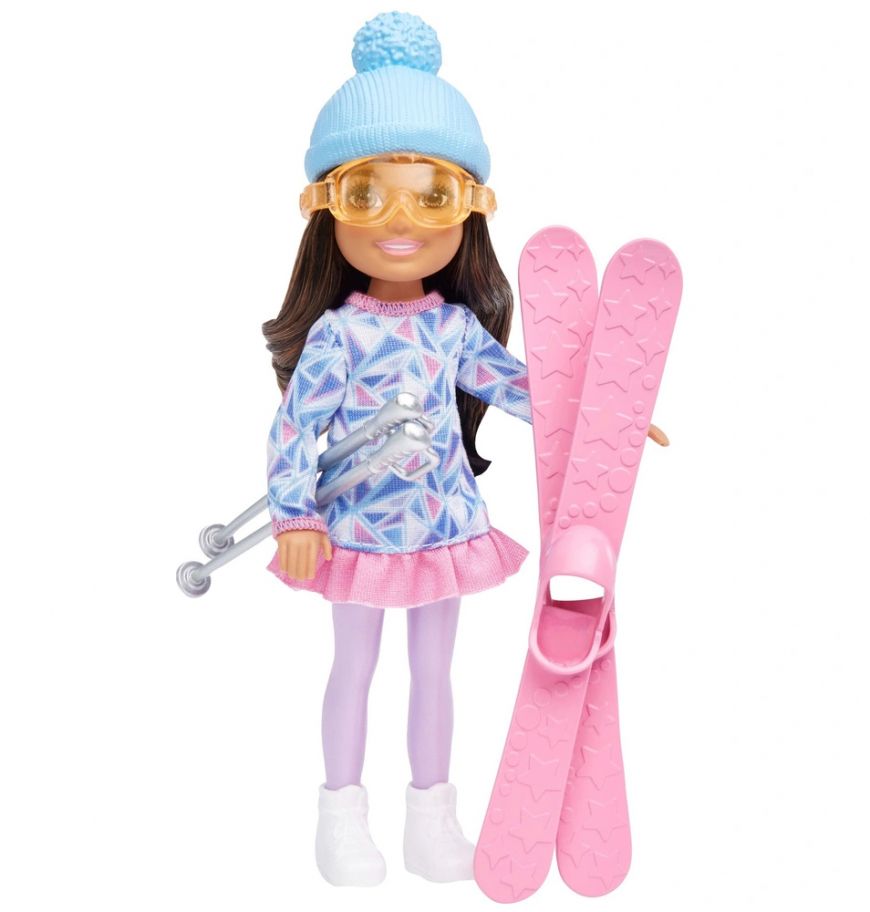 Barbie Chelsea Skier Winter Doll and Accessories