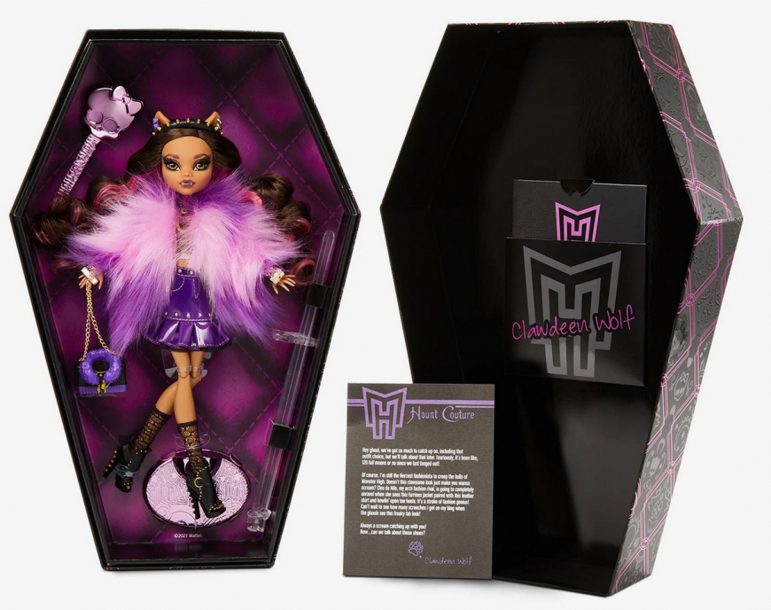 Monster High Haunt Couture Clawdeen Wolf doll 2022