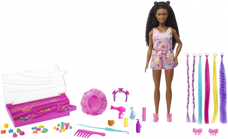 Barbie Life in The City Brooklyn Hair Playset 2022 doll