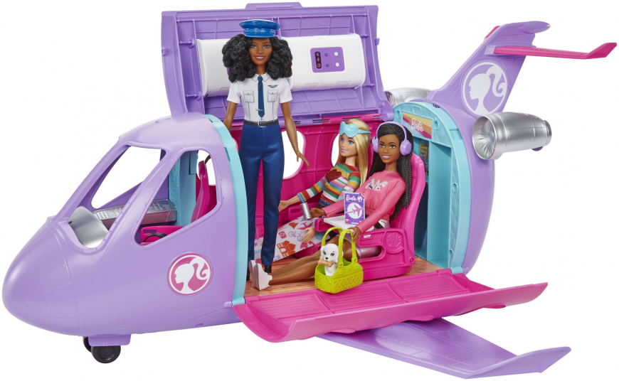 Barbie Life in The City Airplane Adventures playset with pilot doll