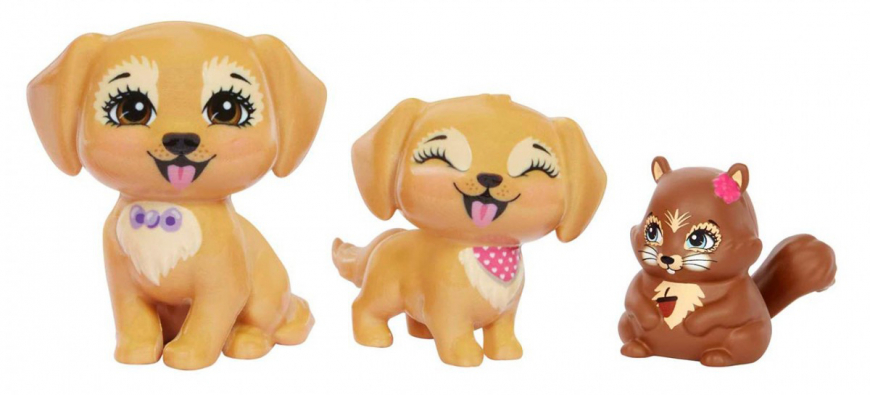 Enchantimals City Tails Gerika Golden Retriever doll set