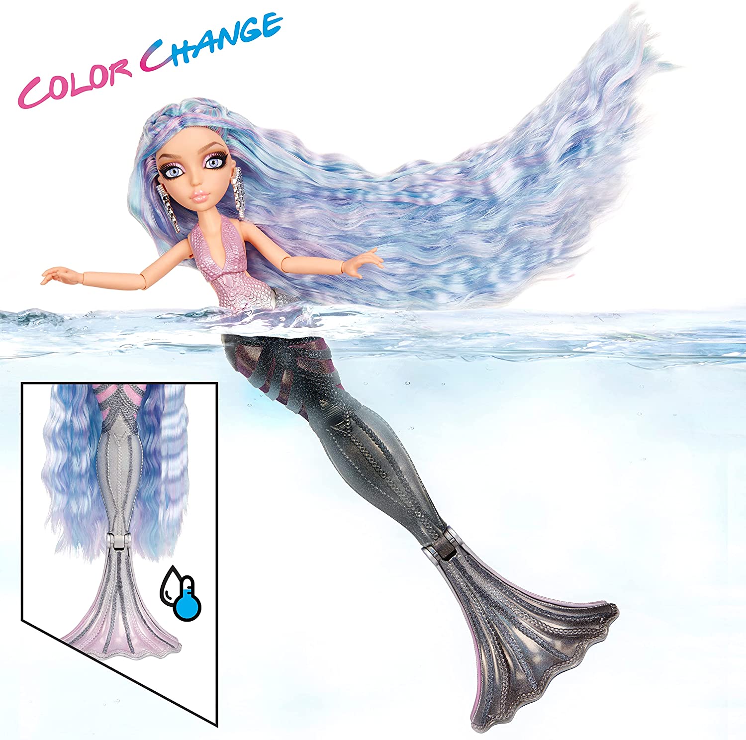 Mermaze Mermaidz deluxe color change Orra doll with Glitter Hair Gel -  collector edition 