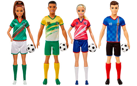 Barbie Soccer dolls 2022