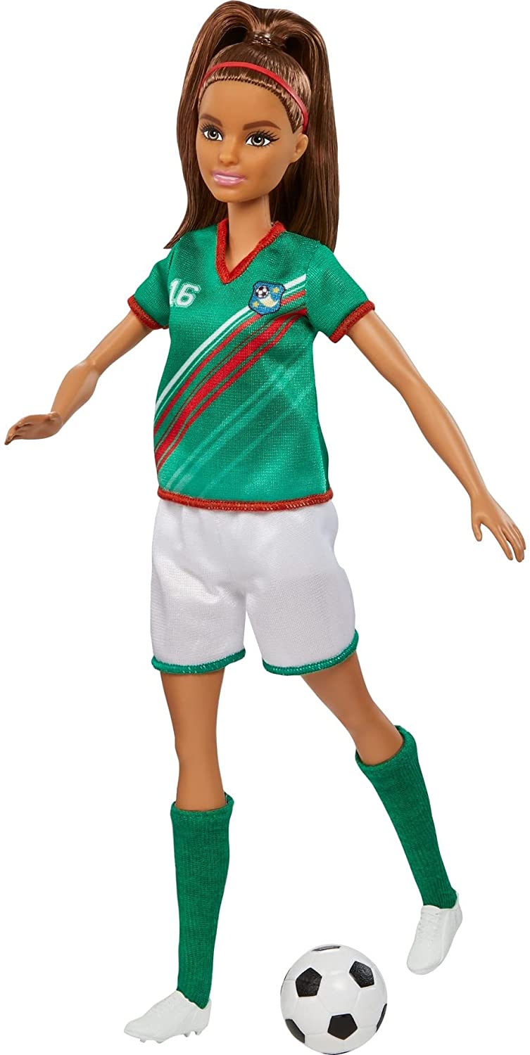 Barbie Soccer doll brunette HCN18