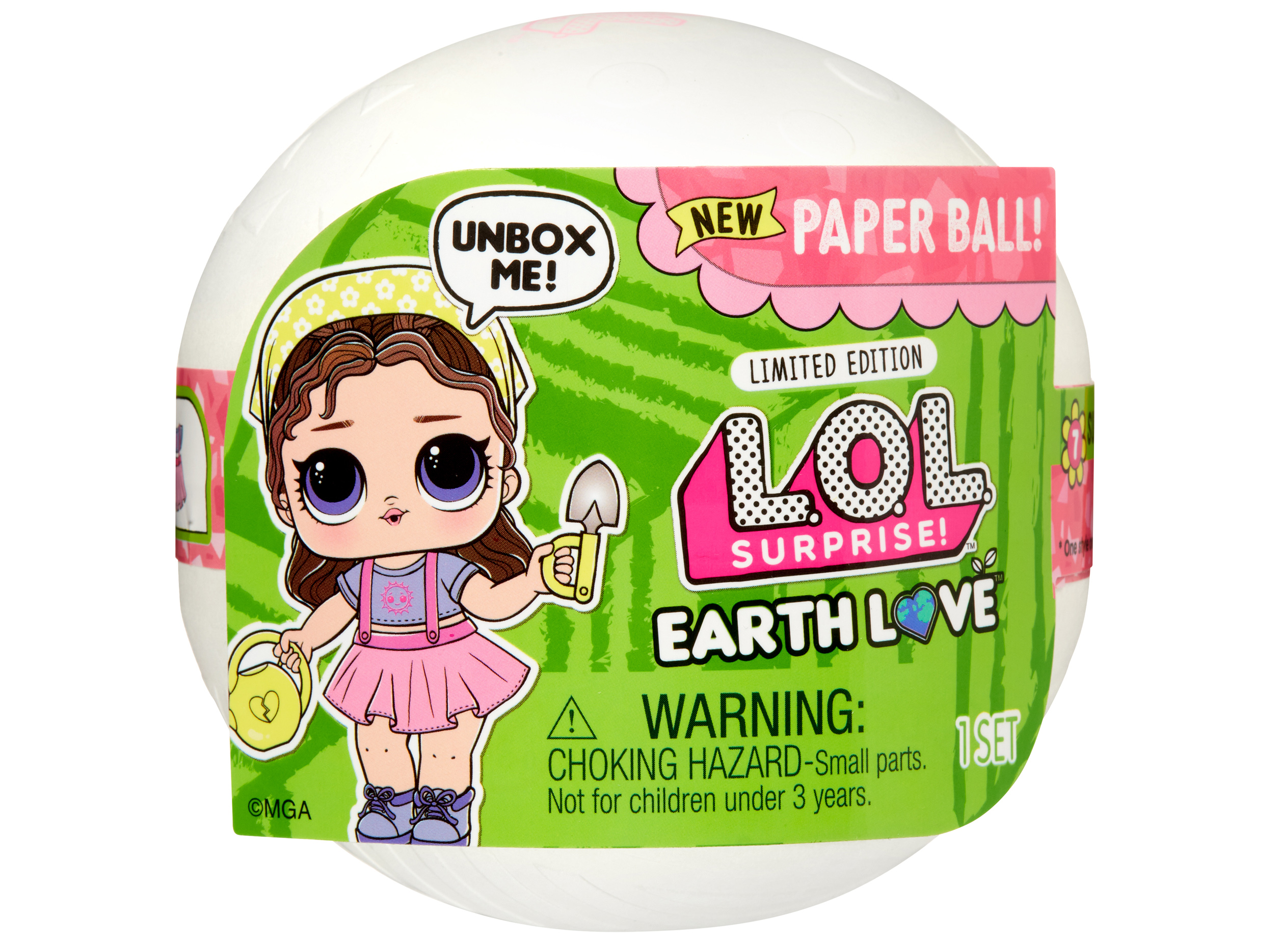 LOL Surprise Earth Love limited edition dolls in new paper ball