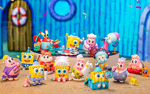 Pop Mart SpongeBob Pajamas Party figures
