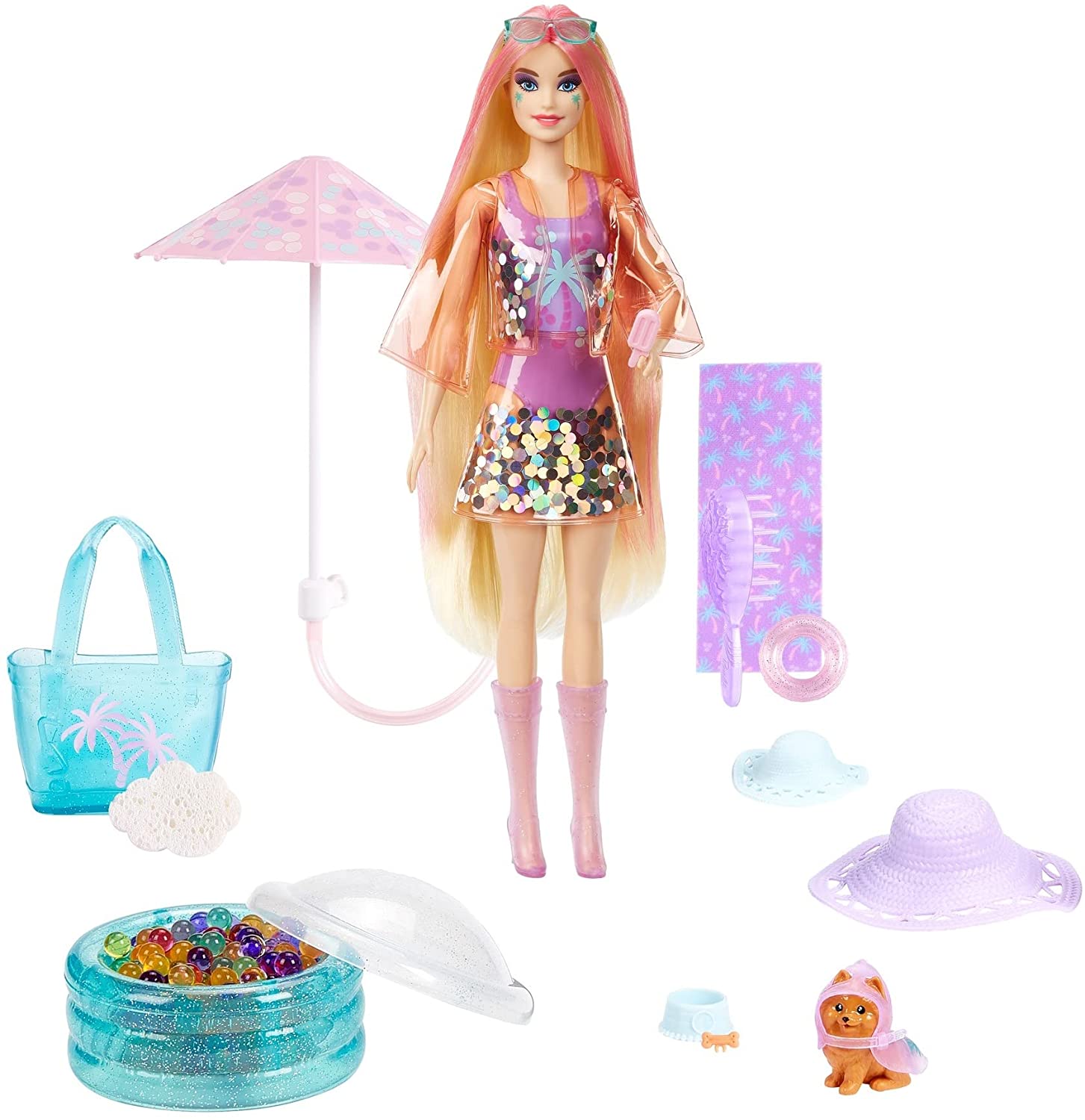 Barbie Color Reveal Sunshine & Sprinkles 2022 Dolls with Accessories