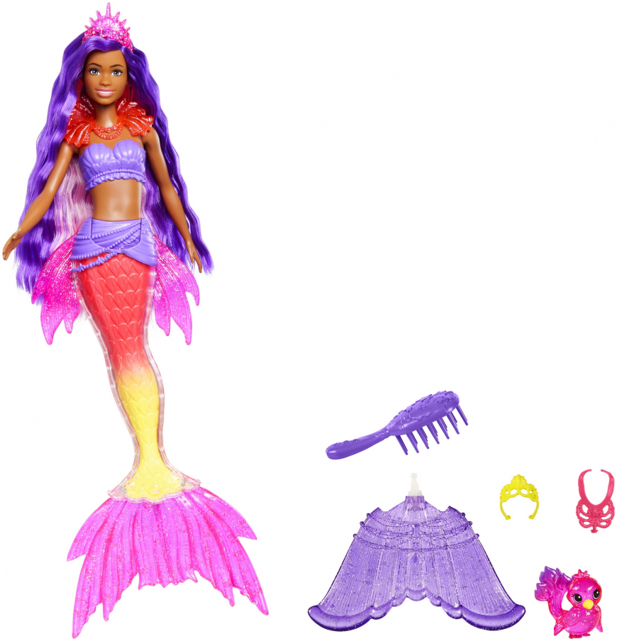 Barbie Mermaid Power Barbie “Brooklyn” Roberts Mermaid Doll, Pet & Accessories