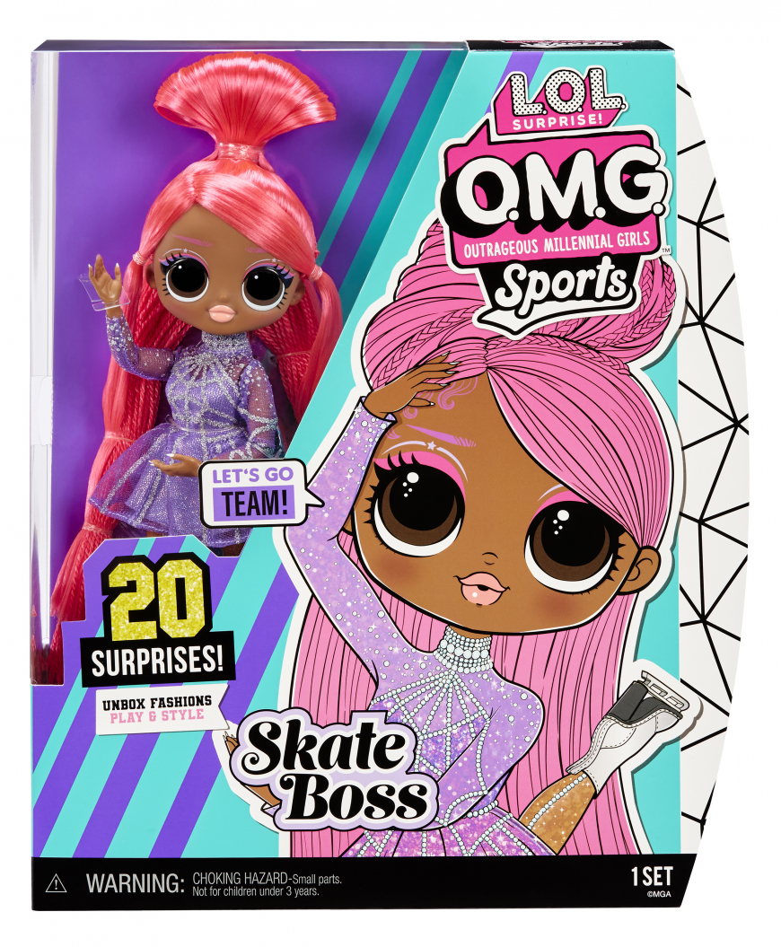 LOL OMG Sports Skate Boss doll