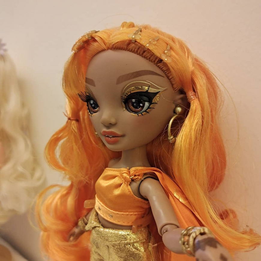Rainbow High Series 4 Meena Fleur doll in real life