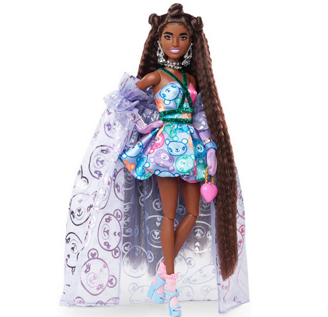 Barbie Extra Fancy doll in Teddy Bear Dress HHN13