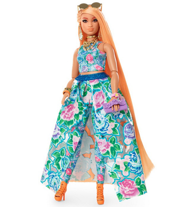 Barbie Extra Fancy in Floral Dress HHN14