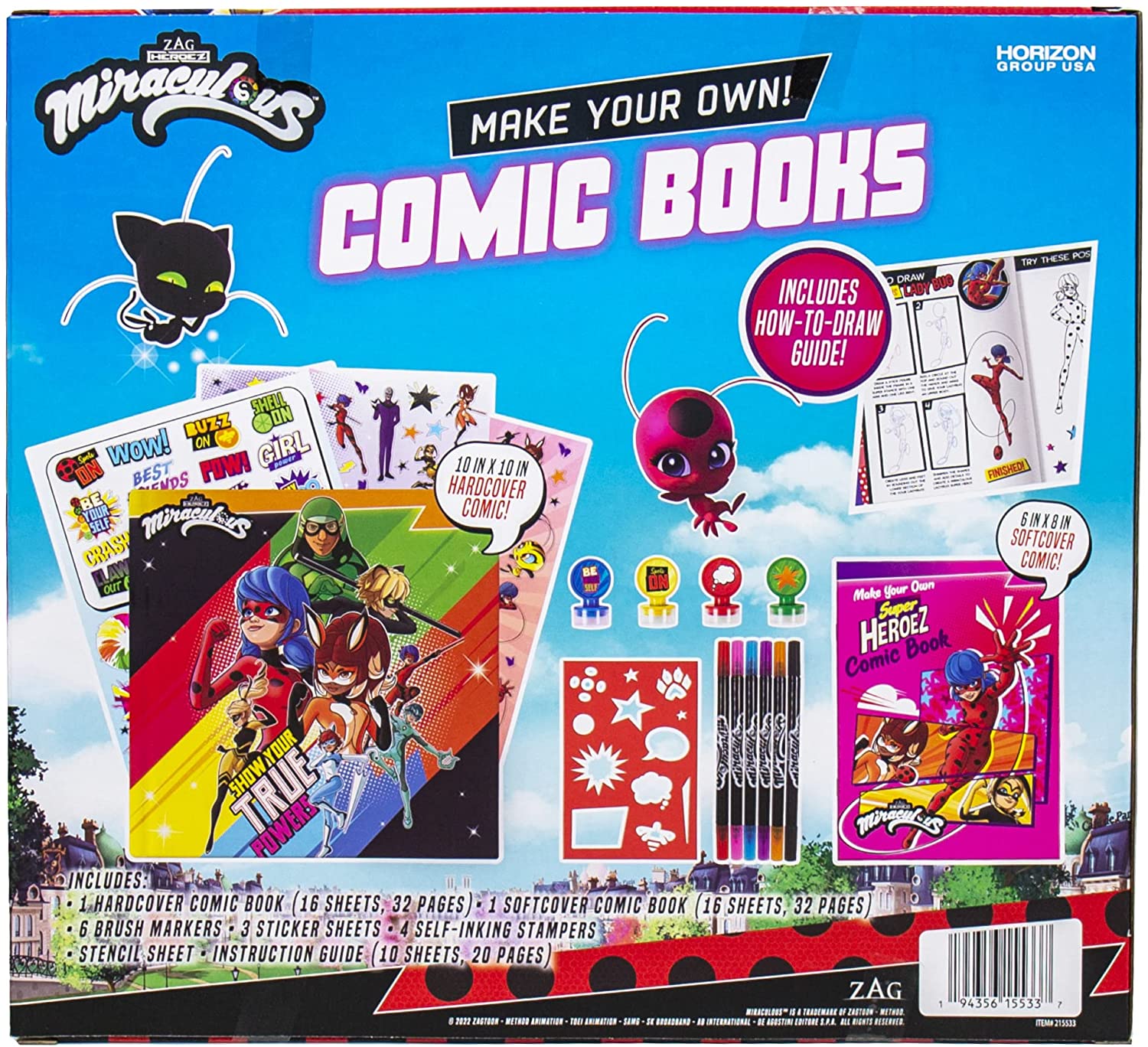 horizon group usa, Toys, New Make Your Own Comic Book Kit Set