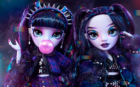 Rainbow High Shadow High 2 pack doll set: Naomi and Veronica Storm