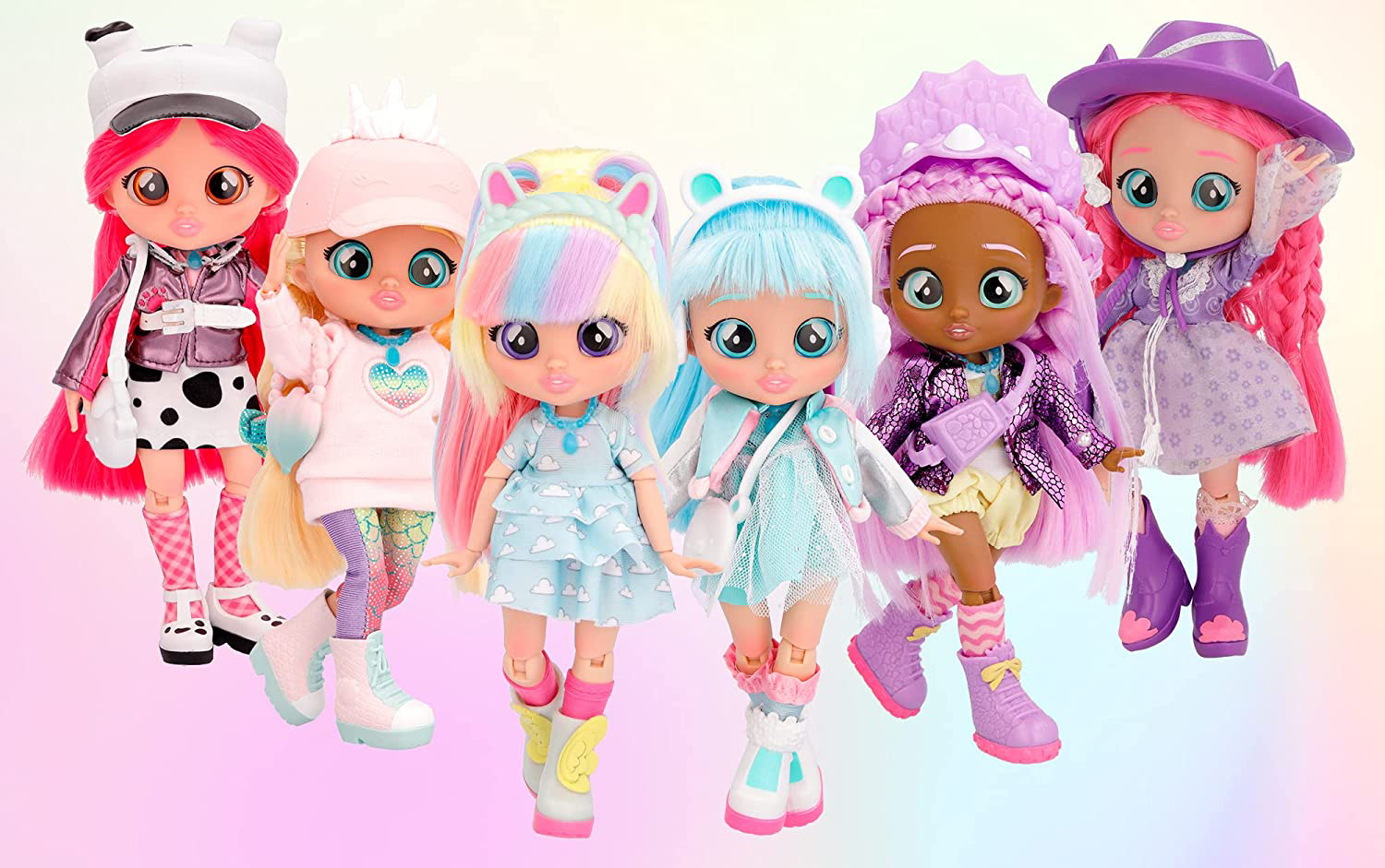 cry babies dolls with blue hair