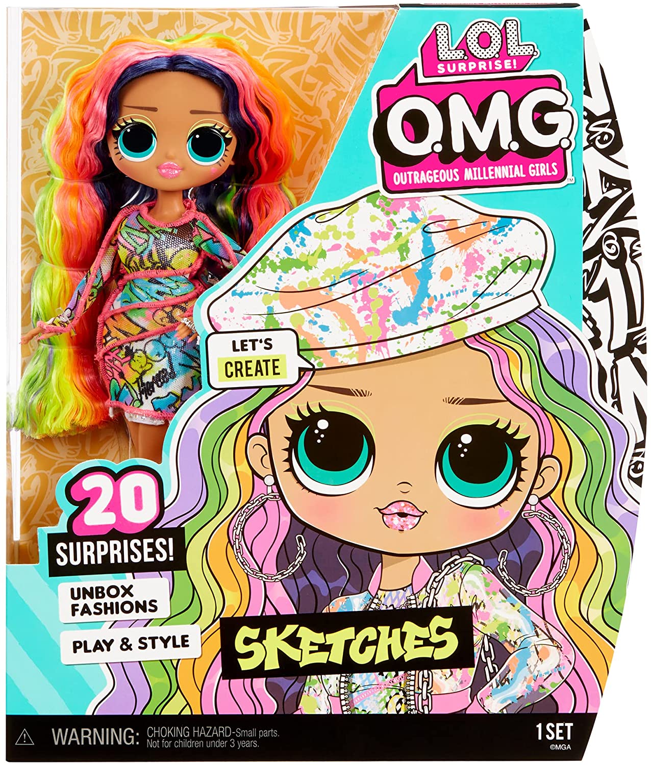 LOL Surprise! OMG Sketches Doll Review! 