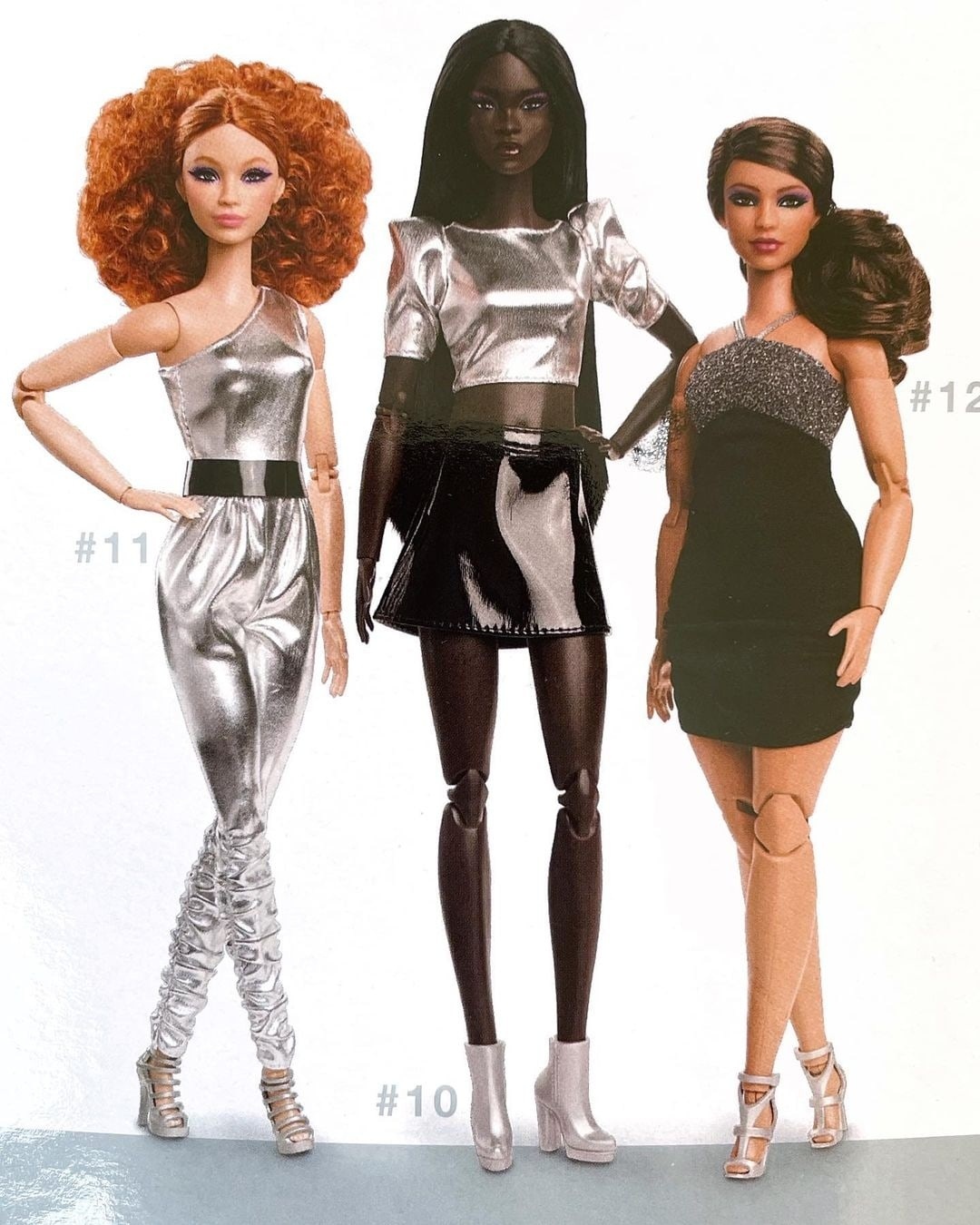 New Barbie Looks dolls 2022 Metallic 