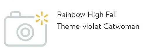 Rainbow High Catwoman doll halloween 2022