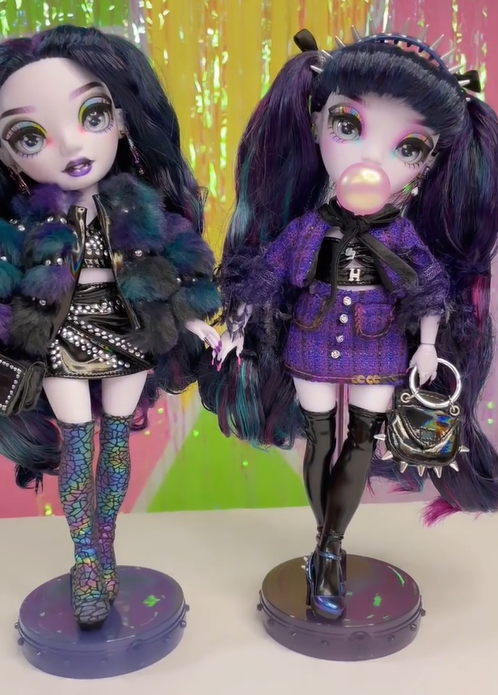 Rainbow High Shadow High 2 pack dolls set: Naomi and Veronica Storm