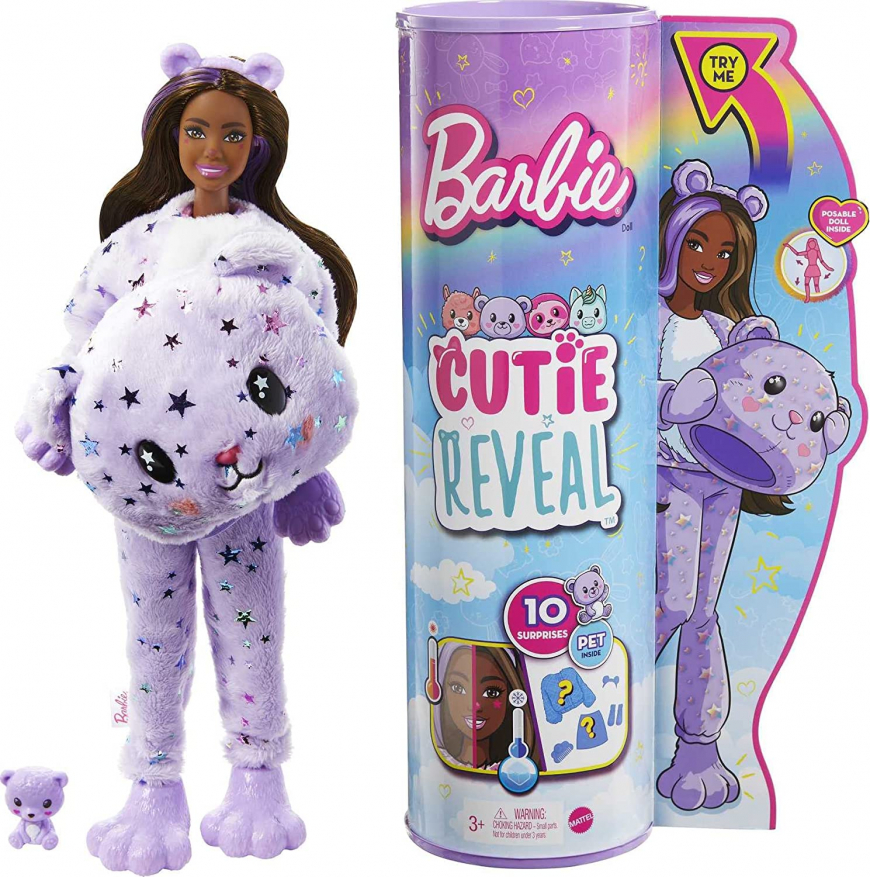 Barbie Cutie Reveal Series 2 Dolls Bear Llama Unicorn And Sloth