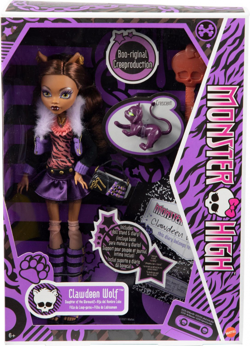 Monster High Clawdeen Wolf reproduction 2022 doll