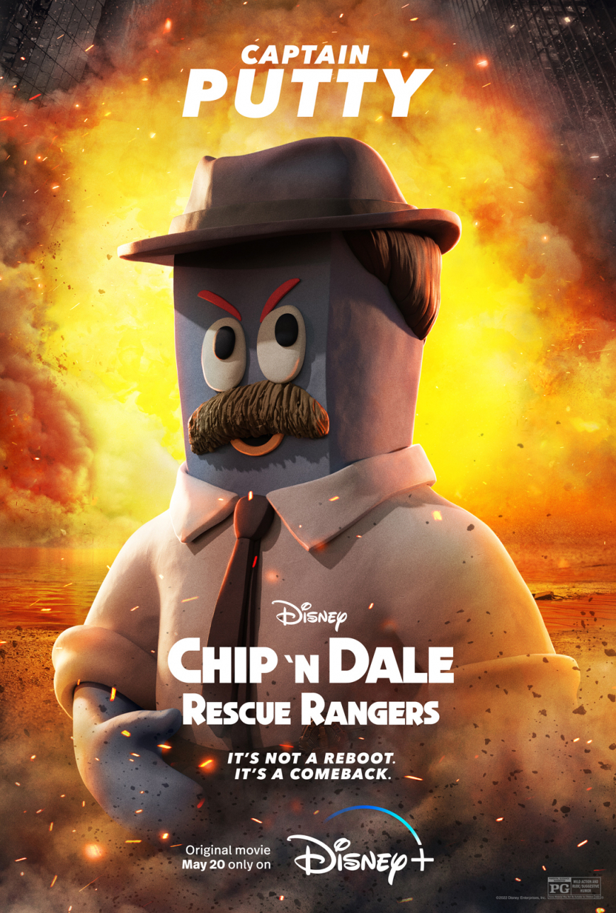 Chip n’ Dale: Rescue Rangers 2022 character posters