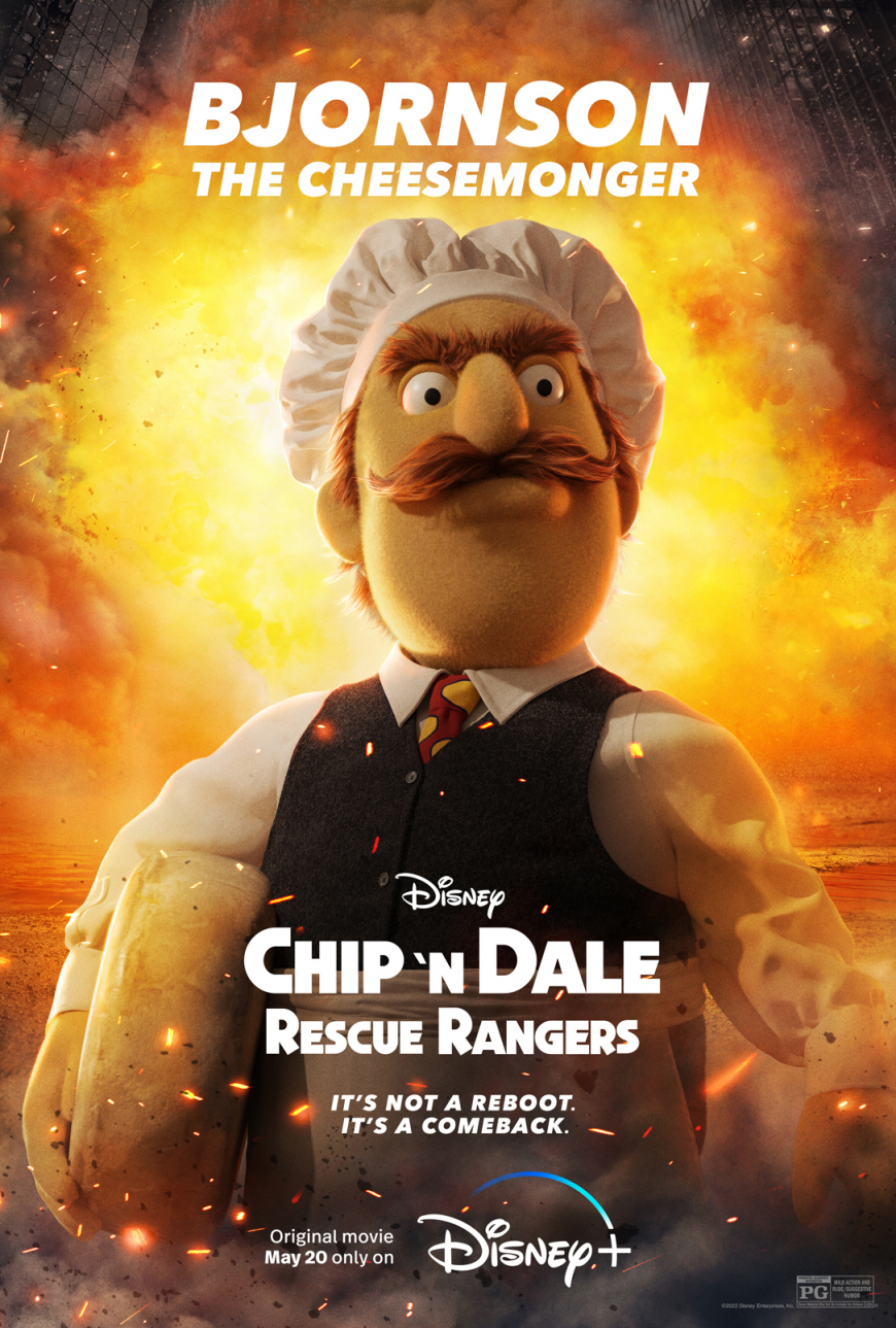 Chip n’ Dale: Rescue Rangers 2022 character posters