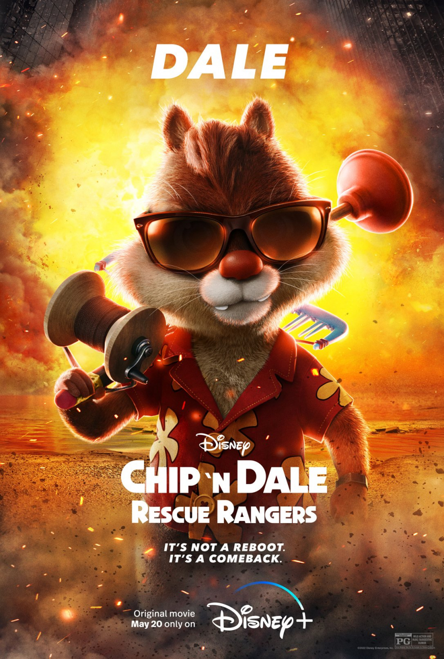 Chip n’ Dale: Rescue Rangers 2022 character posters