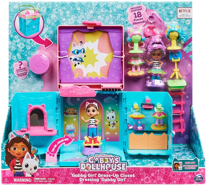 Gabby's Dollhouse On The Go Dollhouse Playset