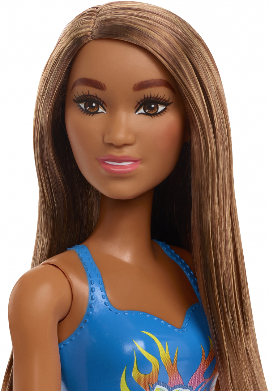 Barbie Beach HDC51 doll blue swimsuit