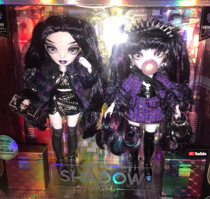 Rainbow High Shadow High 2 pack dolls set: Naomi and Veronica Storm