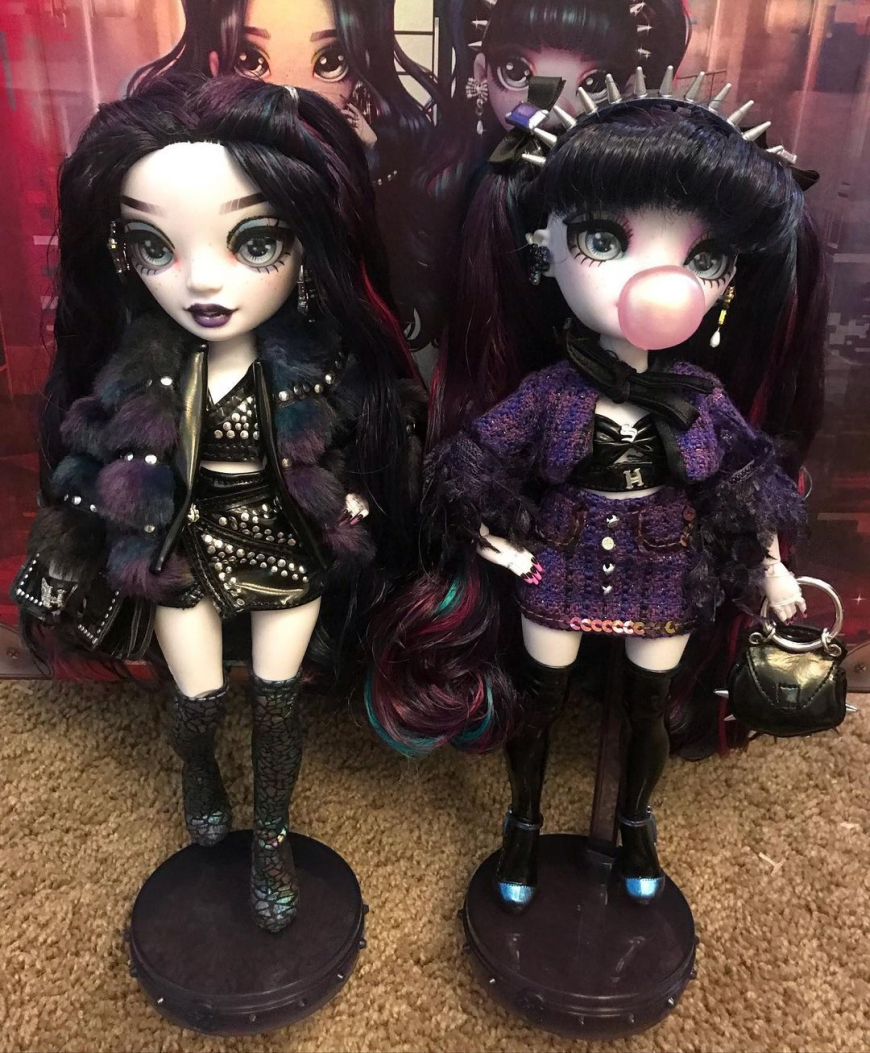 Rainbow High Shadow High 2 pack dolls set: Naomi and Veronica Storm