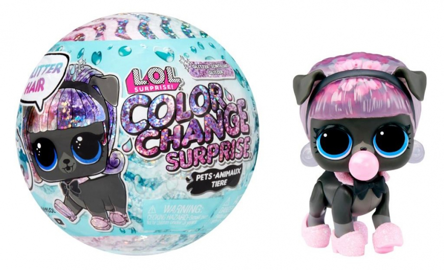 LOL Surprise Glitter Color Change Surprise Pets