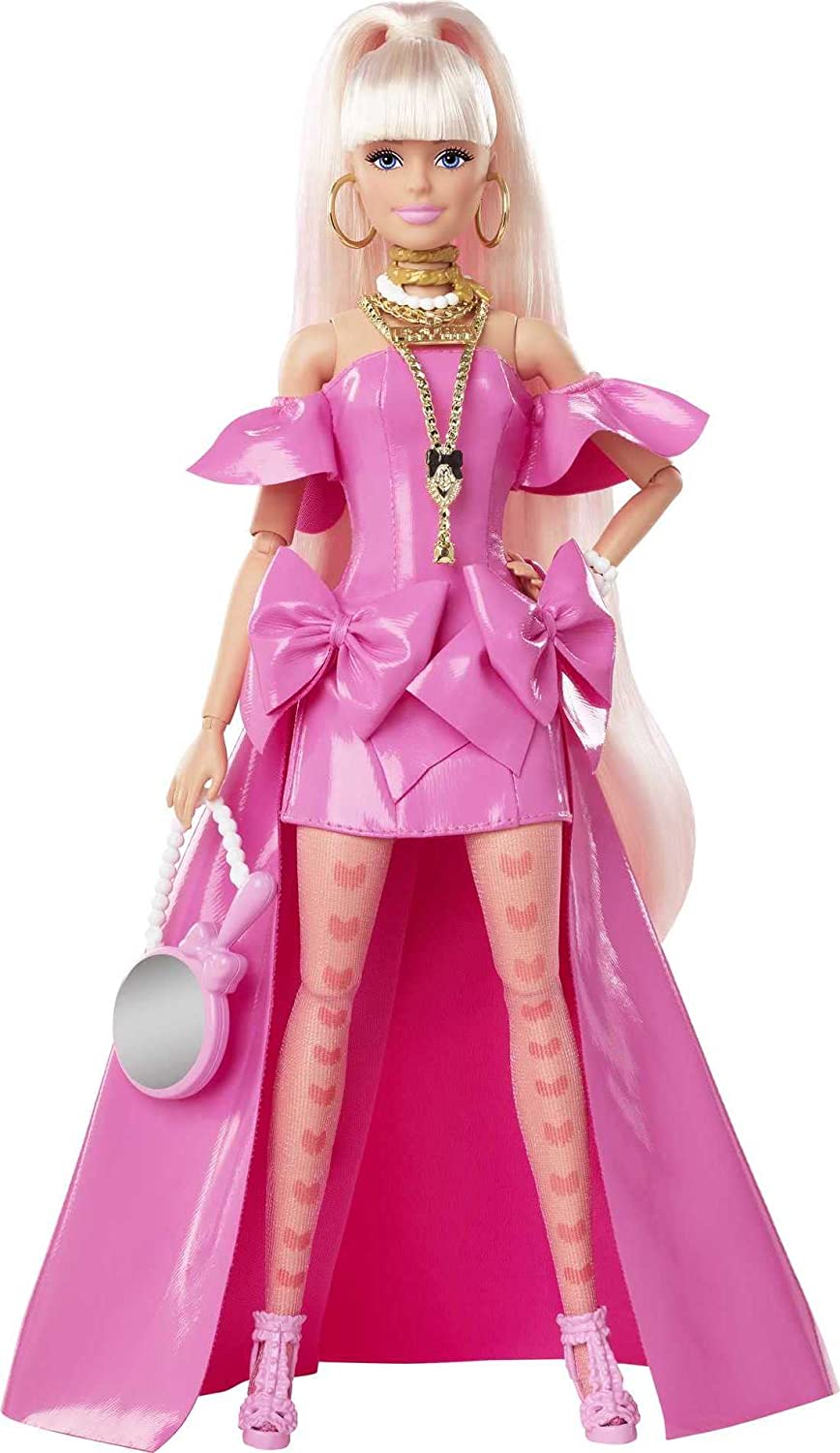Barbie Extra Fancy doll in Pink Dress HHN12